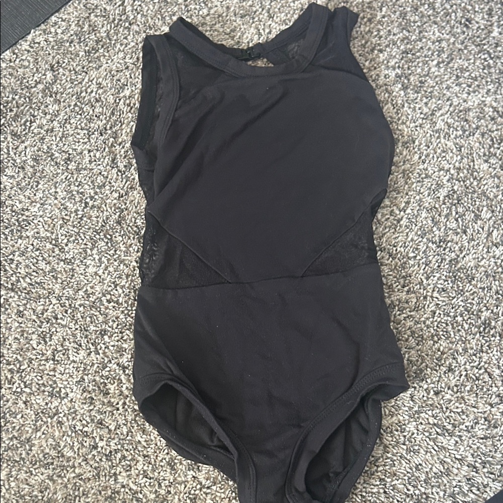 Classic Black Kids Leotard/Bodysuit
